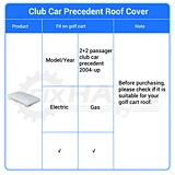 golf cart sun shade cover